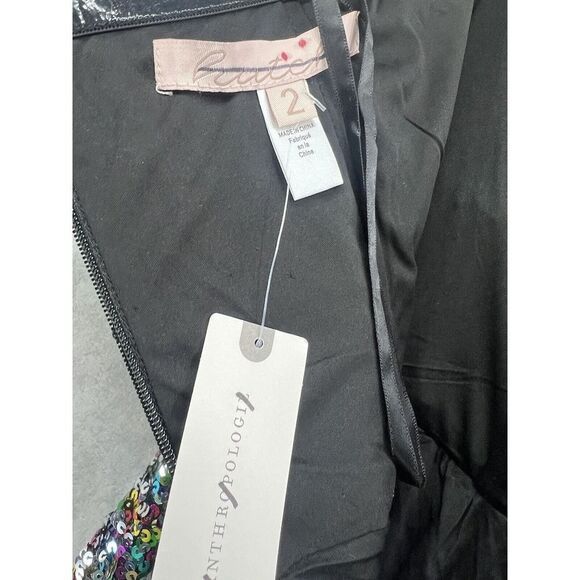 Anthropologie Hutch Bow Jumpsuit Size 2 Black Montif Strapless - Picture 10 of 13